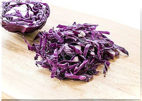 Red cabbage helps relieve nervousness