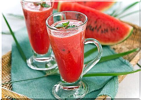 ground cleansing drink from watermelon