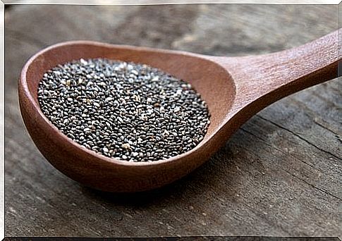 seeds in a spoon