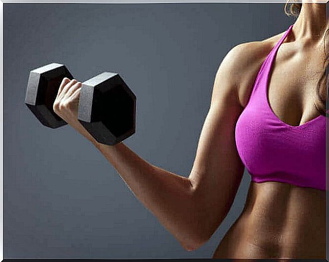 Breast firming with exercise