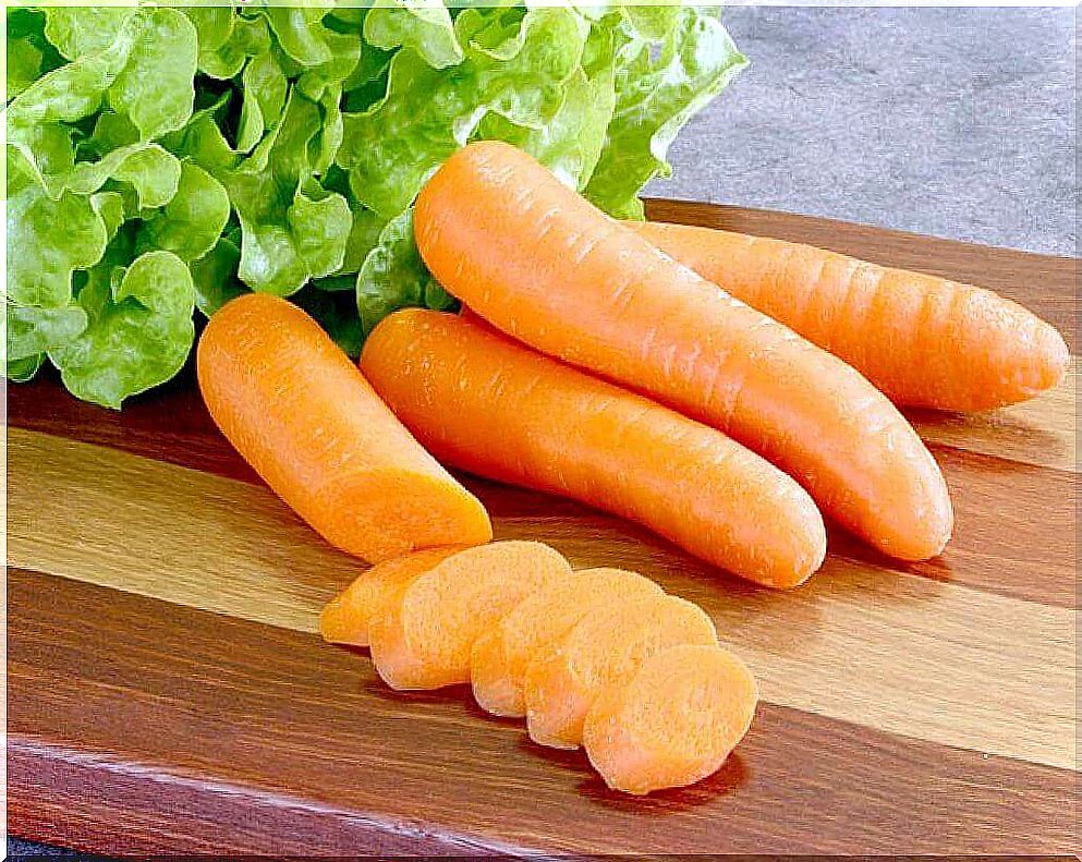 raw carrots