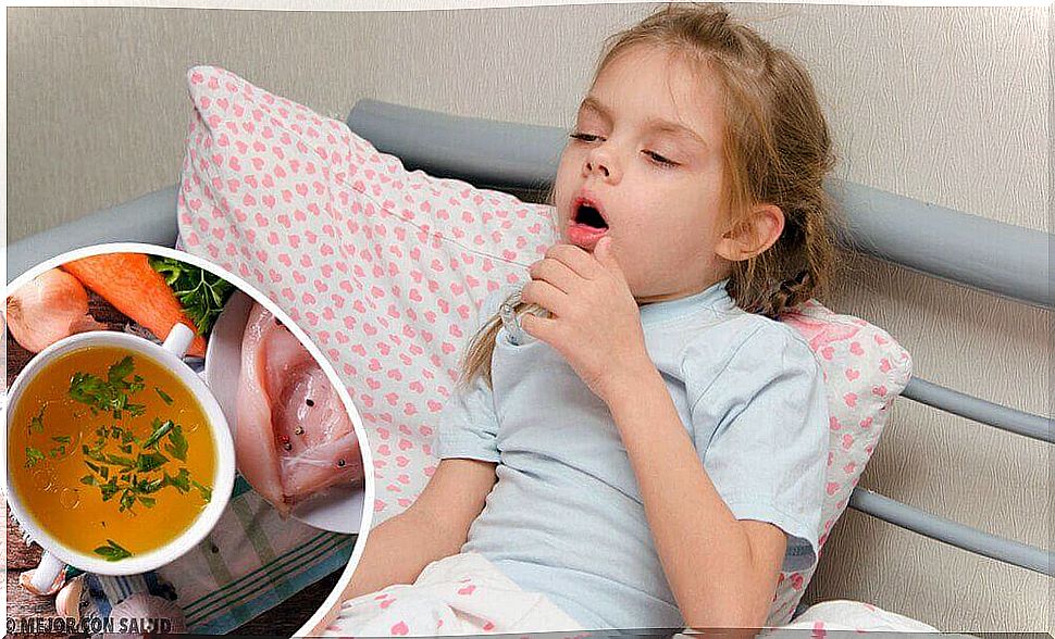 Improving a child's dry cough