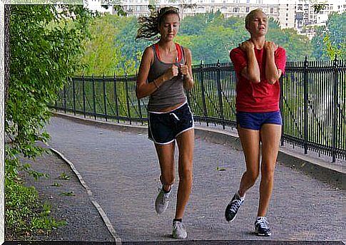 Aerobic exercise burns fat.