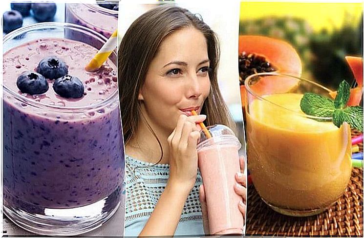 Healthy and delicious breakfast smoothies