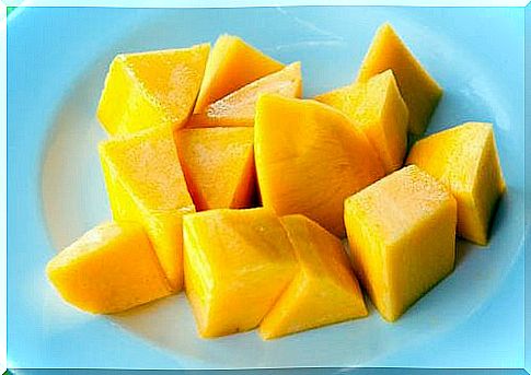 Mango is rich in vitamin A.