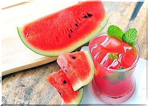 watermelon and melon drink