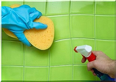 Clean the grout