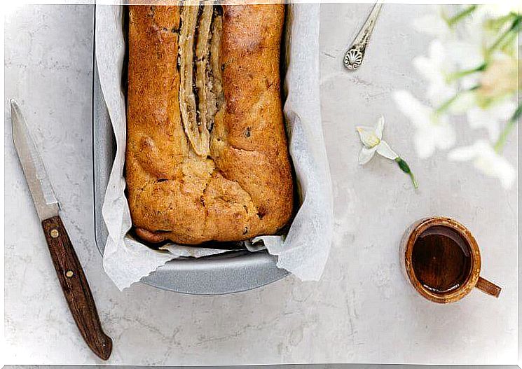 this is how banana bread is made