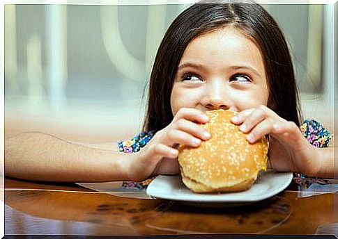 In selective eating, the child may only taste junk food